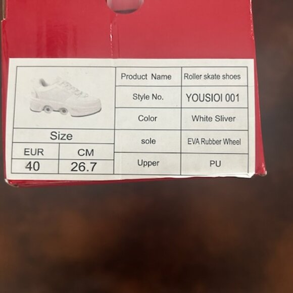 NIB Multifunctional Roller Skates Shoes - Picture 7 of 16